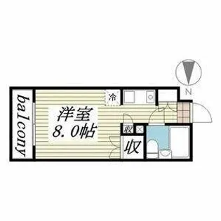 メゾン・ド・ラパン【106号室】の間取り