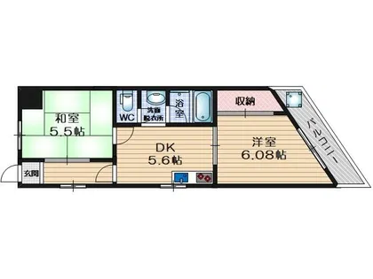 八番館【2階】の間取り