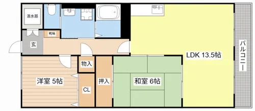 ピュア栗東【402号室】の間取り