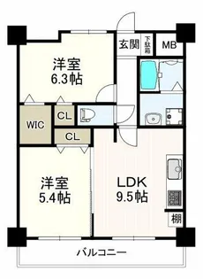 ふぁみーゆ中百舌鳥【903号室】の間取り