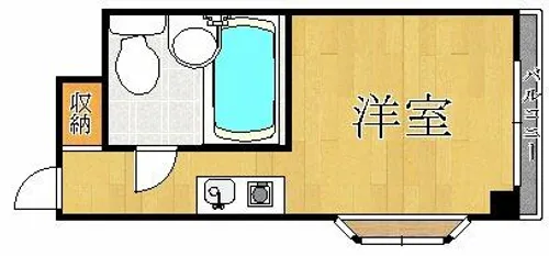 シティハイツ成育【6階】の間取り