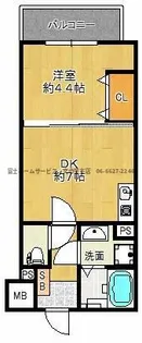 EXハイツ今川【306号室】の間取り