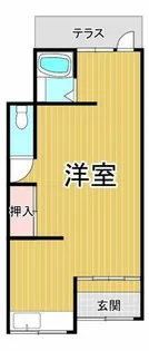 大阪府大阪市生野区林寺3丁目【テラスハウス】の間取り