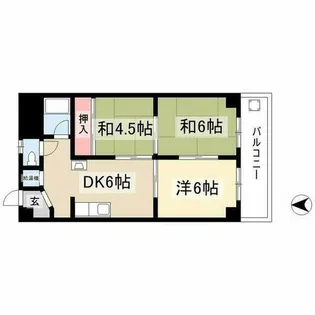 ロイヤル一宮【2階】の間取り