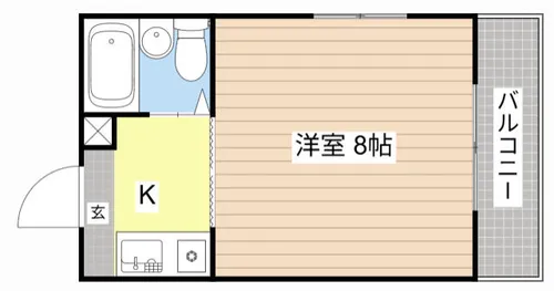 レーク山一【2階】の間取り