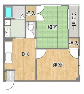 ルナ小山【4階】の間取り