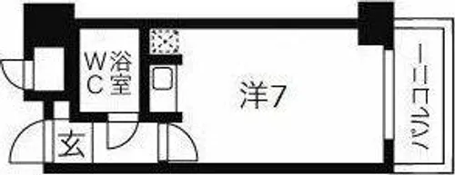 ダイアパレス塚本Ⅱ番館【5階】の間取り
