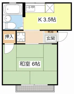 メゾン清香【2階】の間取り