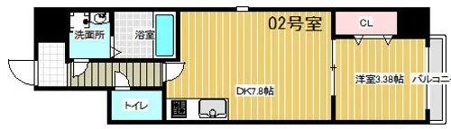 maison PREMIER Ⅶ【7階】の間取り