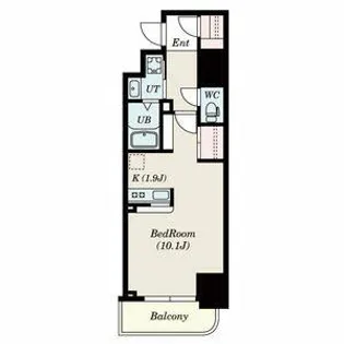 愛知県名古屋市中川区八熊1丁目【マンション】の間取り