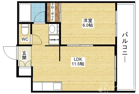 トゥリオーニ豊中南【4階】の間取り
