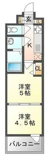 ラグゼナ門真【13階】の間取り