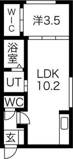 リプルS9W8【3階】の間取り
