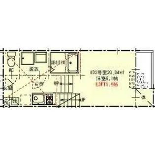 愛知県名古屋市中川区荒中町【アパート】の間取り