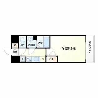 メインステージ新大阪【2階】の間取り