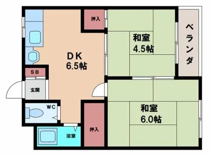 ベアーコーポ【3階】の間取り