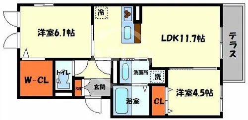 アイボヌール【3階】の間取り