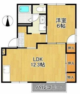 ラフォーレ21【D201号室】の間取り