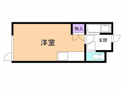 リバーヒルズ【101号室】の間取り