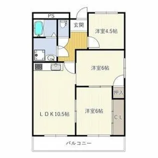 メゾンセレナ【2階】の間取り