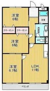 アチーブメント・S・T【2階】の間取り