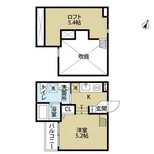 オリュザ【2階】の間取り