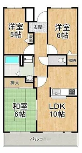 ウエストコート(西之山町)【1階】の間取り
