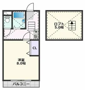 ハイムノーベル【3階】の間取り