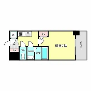 セレニテ福島カルム【5階】の間取り