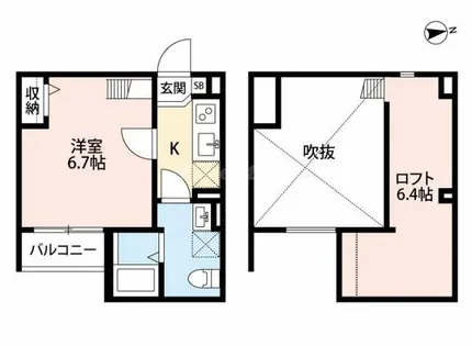 Alegria【2階】の間取り