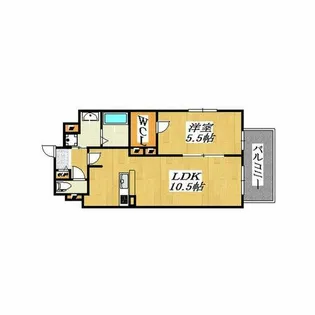 BO BEDRE KOSAKA【2階】の間取り