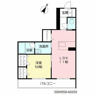 グリーンベルト神浦【3階】の間取り