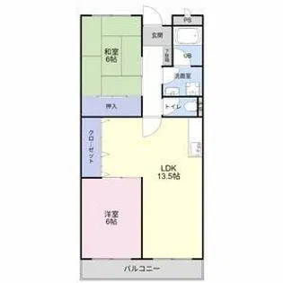 ディオーネ【3階】の間取り