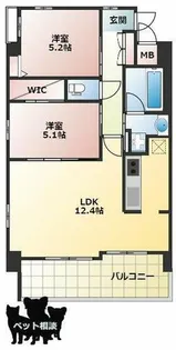 スプランディッド池田呉服町【4階】の間取り