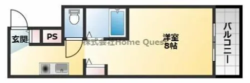 フォレストコート長瀬【1階】の間取り