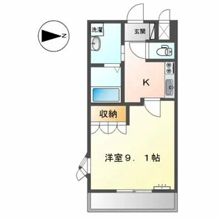 シャルマン桂【2階】の間取り