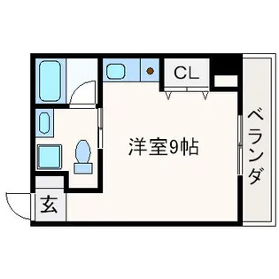 リティアコート谷【502号室】の間取り