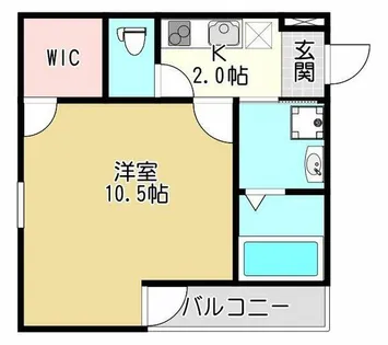 フジパレス吉田本町Ⅲ番館【3階】の間取り