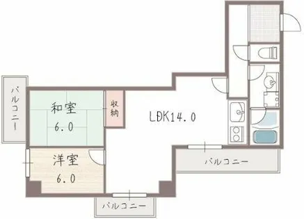 ベルンガーデン東平【7階】の間取り