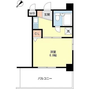 ジョイフル鶴舞【6階】の間取り