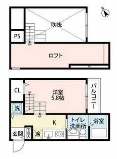 Bau Hause Ⅱ【1階】の間取り