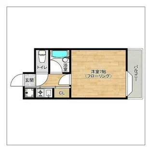 ピュアドーム高宮アーネスト【3階】の間取り