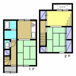 杉浦アパート【2号室】の間取り