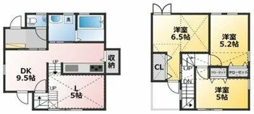 半崎の家【1階】の間取り