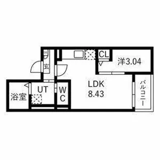 Jack higashimatsuyama Ⅱ【2階】の間取り