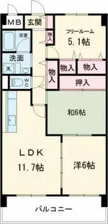 メゾン・ポレール【1階】の間取り