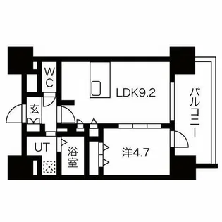 ファステートNAGOYA今池バレンシア【3階】の間取り