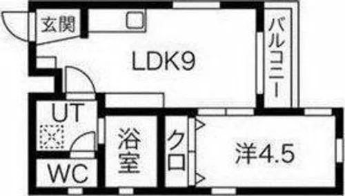 Etoile黒川(エトワール黒川)【2階】の間取り