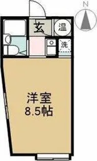 ハートインカヤバ【2階】の間取り