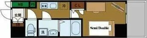 エスリード大曽根プレシャス【10階】の間取り